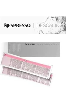 Original Nespresso Descaling Kit Cleaning Solution 2 Pack - Picture 1 of 6