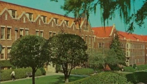 Postcard - Women's Dormitories Florida State University Reynolds Hall UNP VNTG - Picture 1 of 3