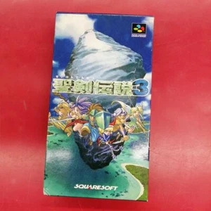SNES Seiken Densetsu 3SQUARESOFT Super Nintendo Software NTSC-J - Picture 1 of 8