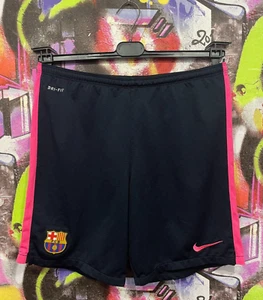 Barcelona FC 2014 2015 Training Shorts Spain Football Soccer Nike Mens Size L - Picture 1 of 18