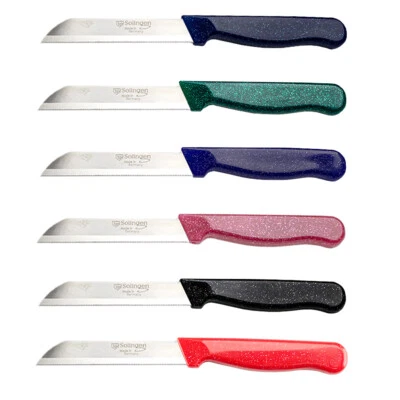 6x SOLINGEN Messer Allzweckmesser MiX Flitter Obstmesser Sehr scharf Schälmesser - Bild 1 von 4