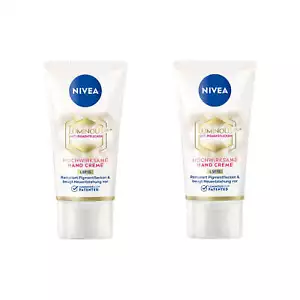 NIVEA LUMINOUS 630® Anti-Pigmentflecken Hand Creme Hyaluronsäure LSF15 2 x 50ml - Bild 1 von 8