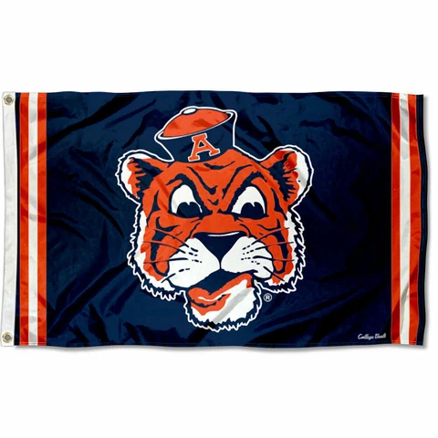 Auburn Vintage Retro Throwback Large Outdoor Flag Cover