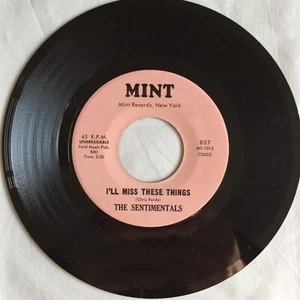 The Sentimentals - I'll Miss These Things / Found A New Baby, 7" 45 rpm - Picture 1 of 4