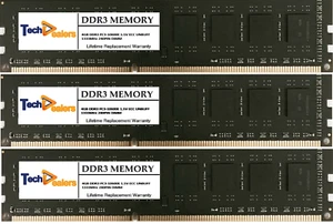 12GB 3X4GB DDR3 1333MHz ECC UDIMM MEMORY FOR DELL PRECISION WORKSTATION T3500 - Picture 1 of 3