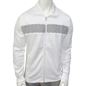 GIACCA UOMO CALVIN KLEIN MSRP $74,99 NERA MANICA LUNGA TESSUTO NUOVA CON ETICHETTE TAGLIA L - Foto 1 di 5
