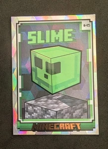 2024 Panini Minecraft - Base Set Cubic Foil - #45 Slime - Picture 1 of 2