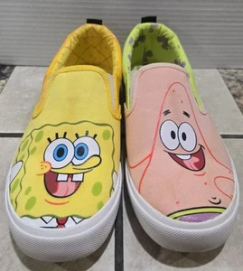 Spongebob Patrick Größe 8 Schuh Unisex Erwachsene Slipper Canvas Loafer Round Up - Bild 1 von 14