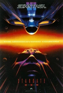 STAR TREK VI: THE UNDISCOVERED COUNTRY great original 27x40 movie poster 1991 - Picture 1 of 1