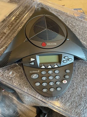 Polycom SoundStation 2 Conference Phone w/  Wall Module - Image 1 of 4