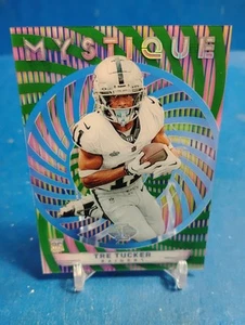 2023 Panini Illusions - Mystique Emerald #37 Tre Tucker (RC) Raiders - Picture 1 of 2