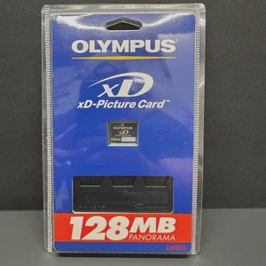 Olympus xD Picture Card 128MB Panorama Speicherkarte mit Media Wallet Neu in OVP - Bild 1 von 8