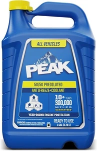 PEAK 50 50 Prediluted Antifreeze and Coolant Universal 10 Years Protection - Picture 1 of 7