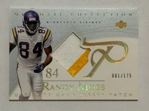 1/175 Randy Moss 2004 Upper Deck Ultimate Collection Game Jersey Patch #GJP-RM - Picture 1 of 2