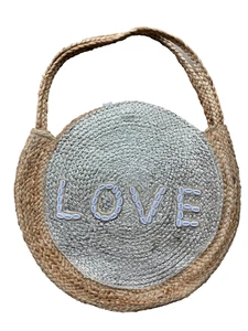 Bolso Love Boho Yute Redondo Z y L - Imagen 1 de 7