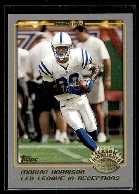 2001 Topps Marvin Harrison Indianapolis Colts #289 - Image 1 of 2