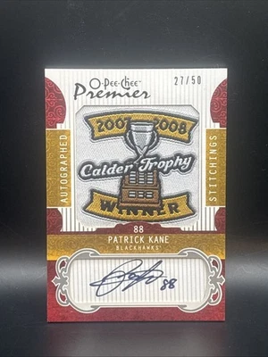 OPC Premier 2008 #APS-PK costuras autografiadas Patrick Kane/50 Foto 1 de 2