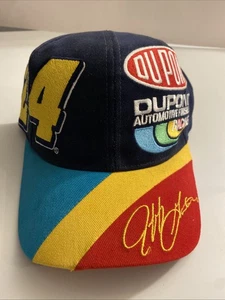 NASCAR Jeff Gordon DuPont Mütze Rainbow Snap Back Vintage - Bild 1 von 7
