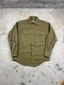 Vintage 90’s Cabellas Heavy Button Down Shirt Men’s Size Large Tall Green  - Bild 1 von 7