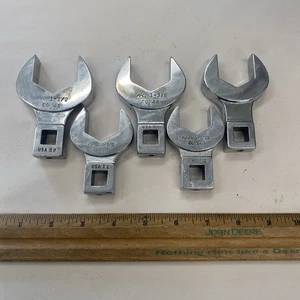 Mac Tools 5pc SAE Open End Crowfoot Wrenches 1/2" Drive 1-1/16" to 1-1/2 bn4401 - Picture 1 of 9