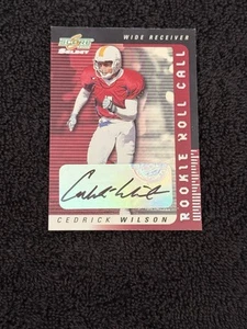2001 Score Select #rp-30 Cedrick Wilson /50 Auto - Picture 1 of 2
