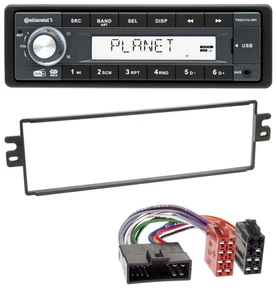 Continental MP3 AUX USB DAB 1DIN Autoradio für Kia Rio Clarus Carens bis 2002 - Bild 1 von 9