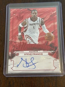 2024-25 Panini Court Kings RED MASTERSTROKES STEVE FRANCIS AUTOGRAPH CARD #64/75 - Bild 1 von 7
