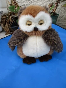 Vintage Marks & Spencer Ollie die Eule Stofftier Vogel Plüsch 20 cm St Michael M&S - Bild 1 von 10