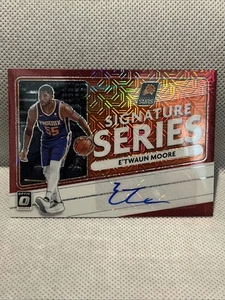 E’TWUAN MOORE 2020-21 Donruss Optic Choice Signature Series Auto #SS-ETM SUNS - Imagen 1 de 3