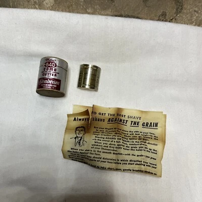 De colección Sunbeam Shavemaster Modelo S 840 Peine y Cortador de Tierra Hueco - Nuevo de Lote Antiguo Foto 1 de 4