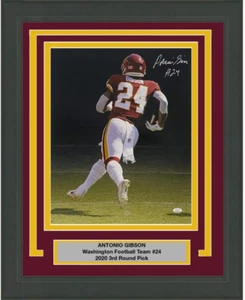 FRAMED Autographed/Signed ANTONIO GIBSON Washington Team 16x20 Photo JSA COA #2 - Picture 1 of 1
