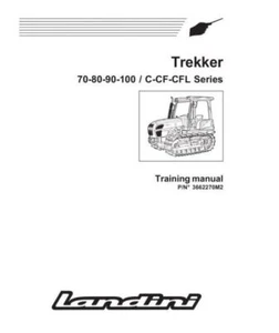 Landini Trekker 70 80 90 100 C-CF-CFL Standard Series Workshop Manual - Picture 1 of 4