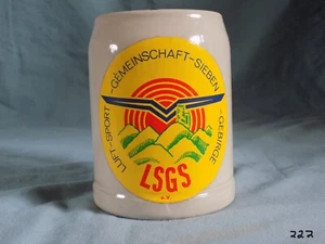 VTG Luft-Sport-Gemeinschaft-Sieben-Gebirge LSGS e.v. Stoneware Beer Mug - Picture 1 of 11