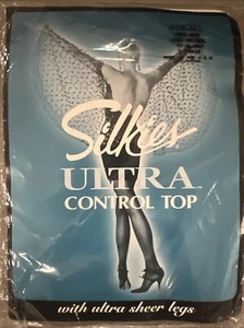 Silkies Ultra Control Top 030301 Nude Pantyhose Large Ultra Sheer Legs New Seal - Picture 1 of 3