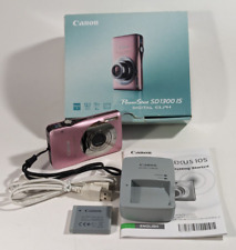 Canon PowerShot SD1300 IS Digital Elph 12.1 MP Camera w/ Battery & Charger PINK