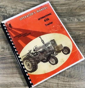 International Farmall 656 Tractor Operators Manual Owners Maintenance Book - Picture 1 of 9
