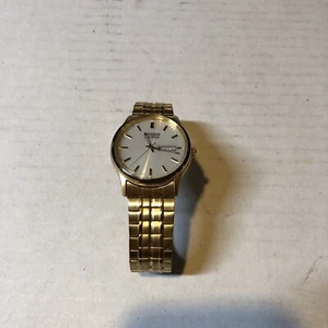 Vtg Citizen Eco-Drive Gold Mens Wrist Watch RCH - Picture 1 of 9