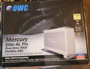 New OWC Mercury Elite-Al Pro Dual Raid HD Enclosure NOS for IDE/ATA Drives - Picture 1 of 4