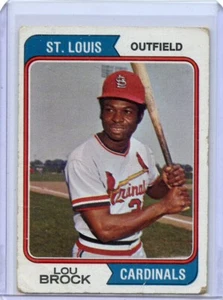 1974 Topps Lou Brock St. Louis Cardinals #60 ⭐️💥🎯 G/G+ - Bild 1 von 2