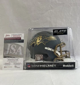 Joe Flacco Baltimore Ravens Signed Autograph Mini Helmet Super Bowl MVP JSA COA - Picture 1 of 11