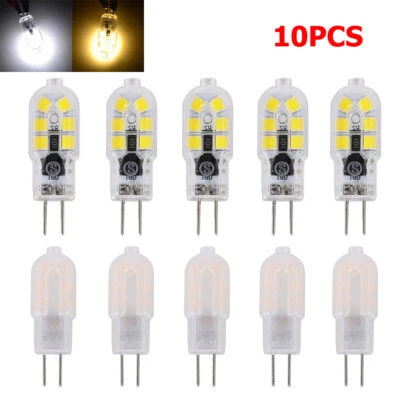 1/10PCS Mini G4 LED Glühbirne 2835SMD 12LEDs Lampe Milky White/Transparent Shell - Bild 1 von 4