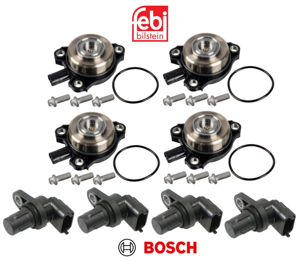 Ajustador de árbol de levas imán y sensor de posición de leva 8 piezas especificaciones OE para Mercedes V6 V8 Foto 1 de 1