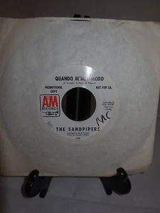 The Sandpipers 45 record Quando M'Innamoro  Promo    Italian Song - Imagen 1 de 4
