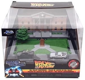 Jada Nano Scene 34804 - Back To The Future Hill Valley Courthouse Diorama - Picture 1 of 5