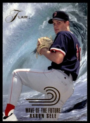 1993 Flair Wave of the Future Aaron Sele Boston Red Sox #16 - Image 1 of 2