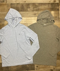 Vineyard Vines Lot of 2 Boys Size XL 18 Edgartown T Shirt Lightweight Hoodies - Picture 1 of 11