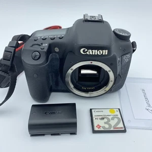 [Exc+2] Canon EOS 7D Digital SLR Camera - Body Only w/Battery, Strap from JP - Picture 1 of 24
