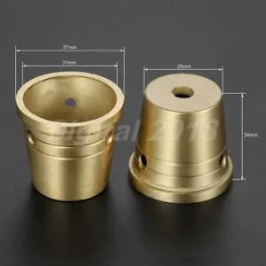 Copper Furniture Leg Cover Protector Dining Table Chair Sofa Feet Tip Cap Tube - Picture 1 of 20