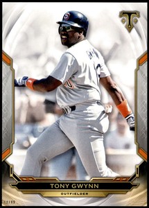 Tony Gwynn 2019 Topps Triple Threads 5x7 #20 /49 Padres