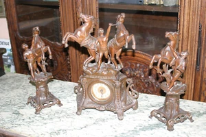 Kaminuhr Jugendstil - Bild 1 von 9